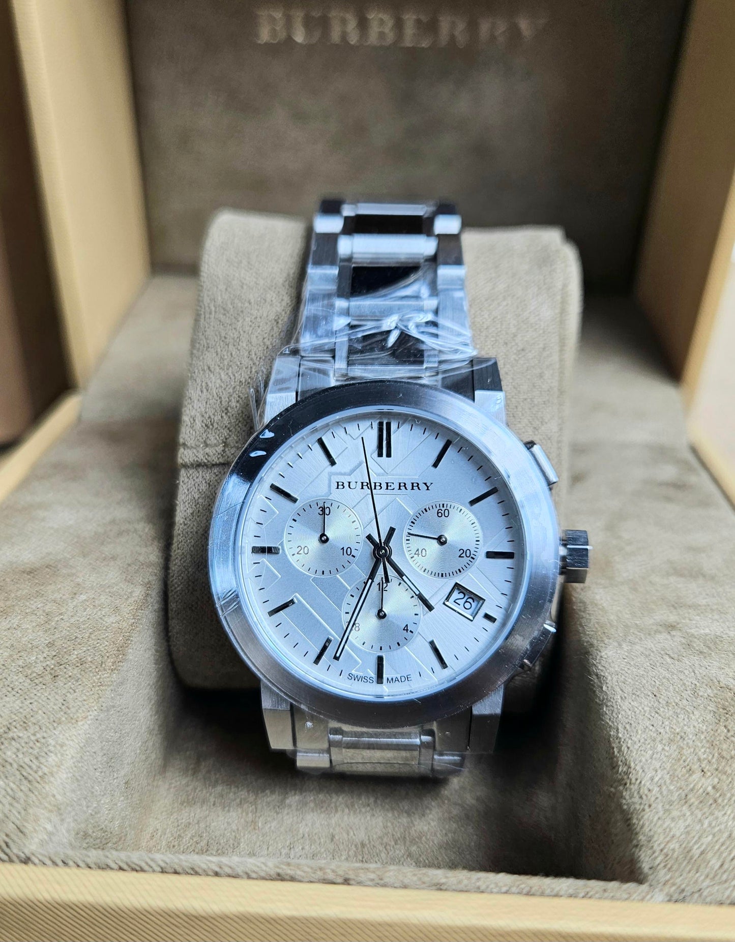 Burberry BU9750 Men's Watch - 40MM Stainless Steel Case