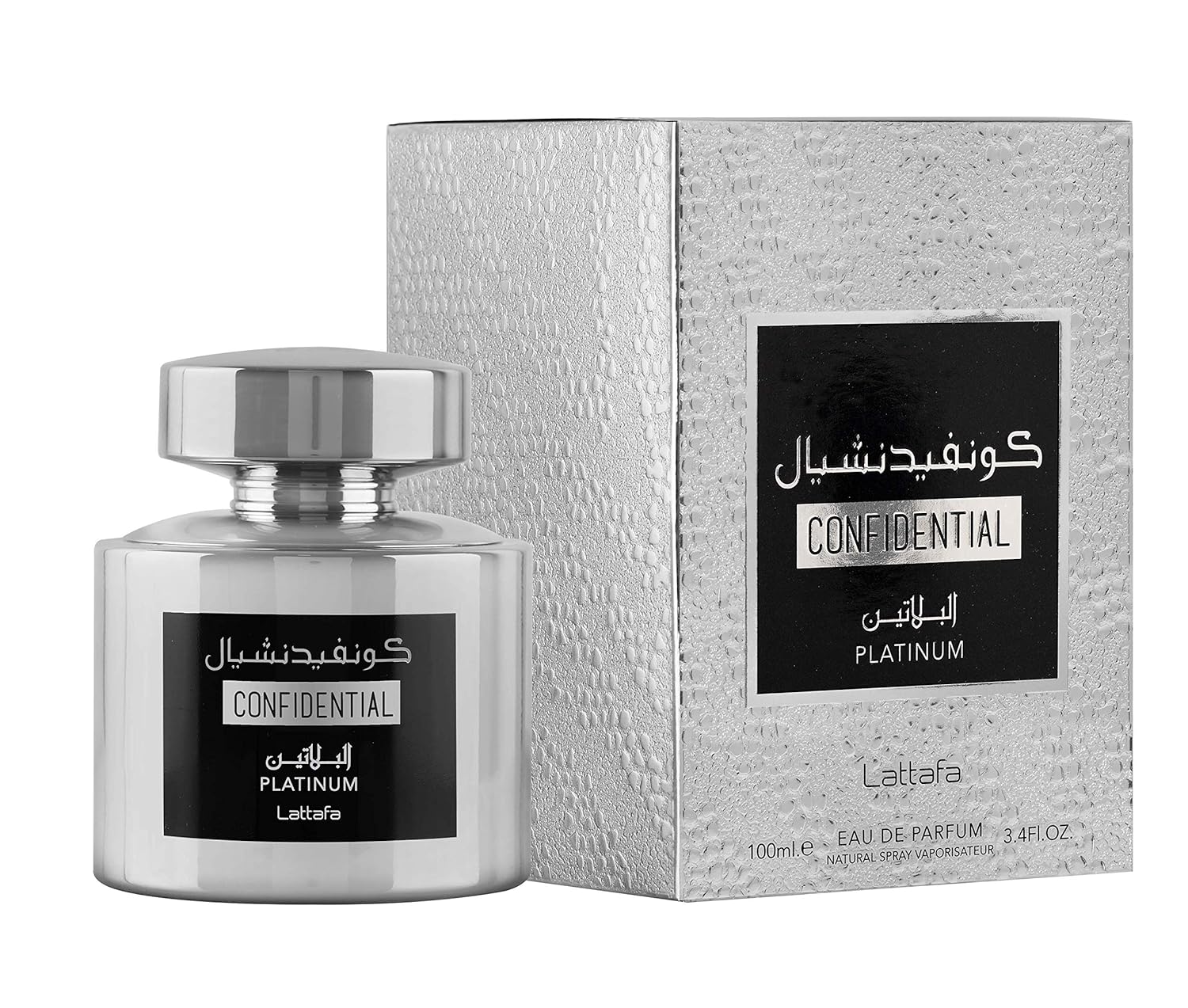 Lattafa Confidential Platinum Lattafa EDP 3.4 oz / e 100 ml