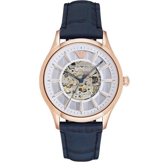 Emporio Armani Men's Sport Navy Leather Band AR1947