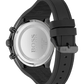 Hugo Boss Distinct Black Dial Black Silicone Strap Watch for Men - 1513859