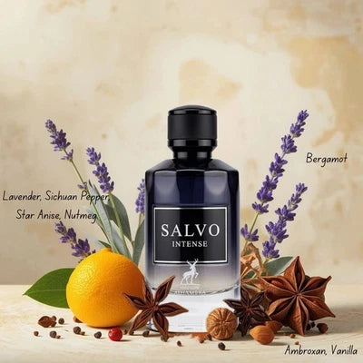 Salvo Intense Eau De Parfum 3.4 Fl Oz - D'La Moda